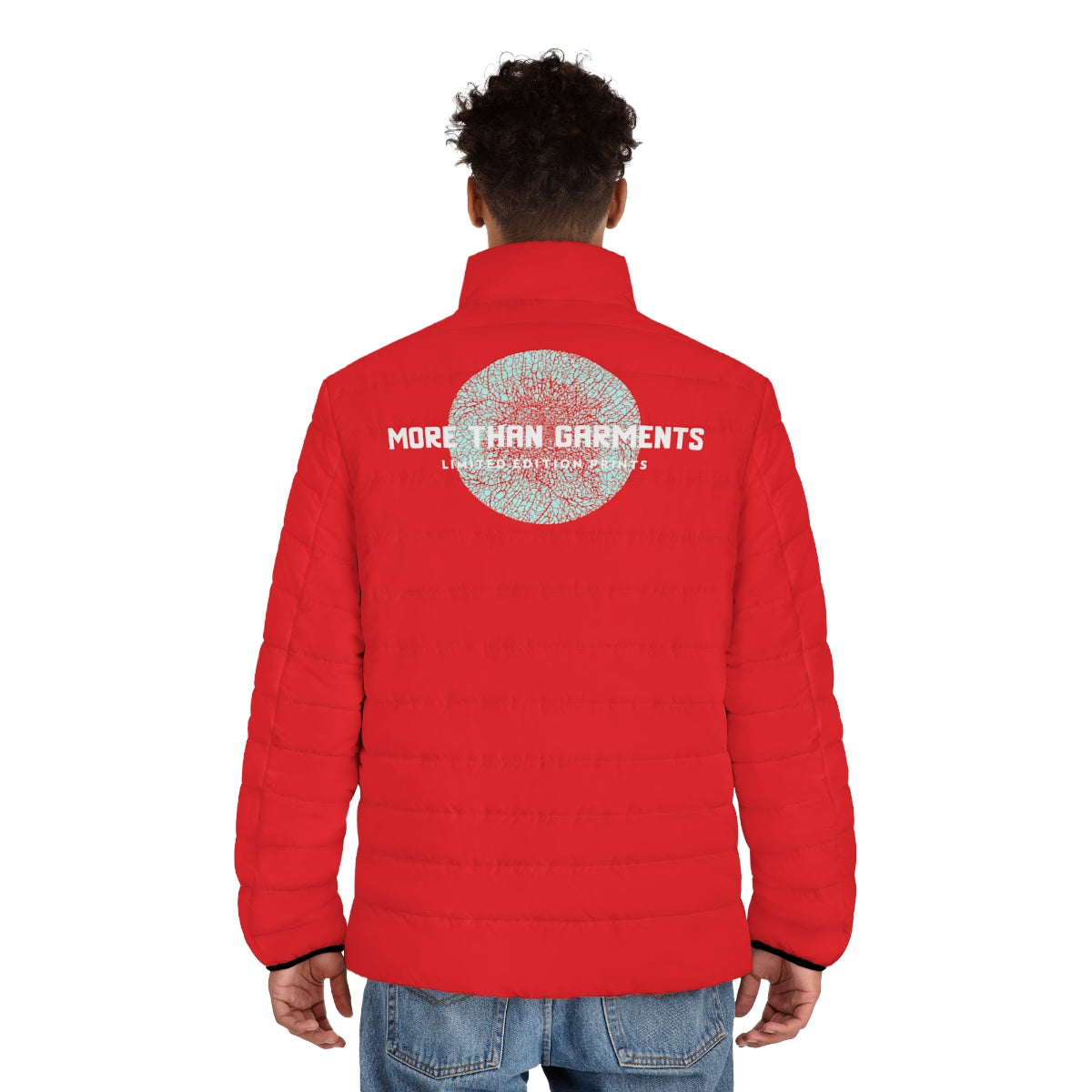 Men's Red Puffer Jacket (MTG Logo)