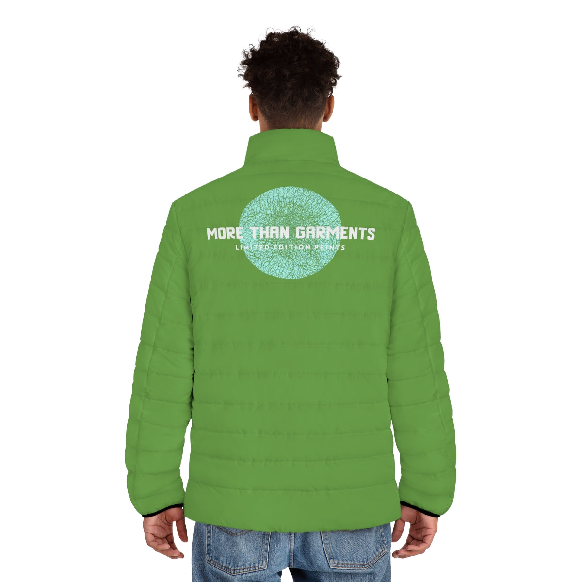 Men's Green Puffer Jacket (MTG Logo)