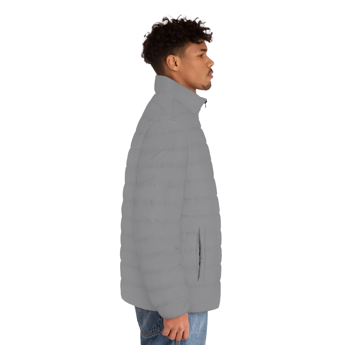 Men's Grey Puffer Jacket (MTG Logo)