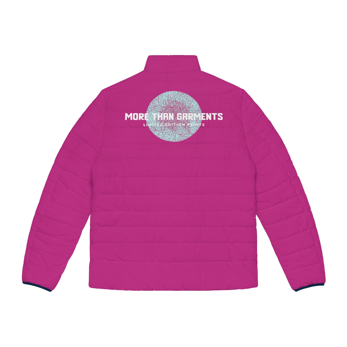 Men's Pink Puffer Jacket (MTG Logo)