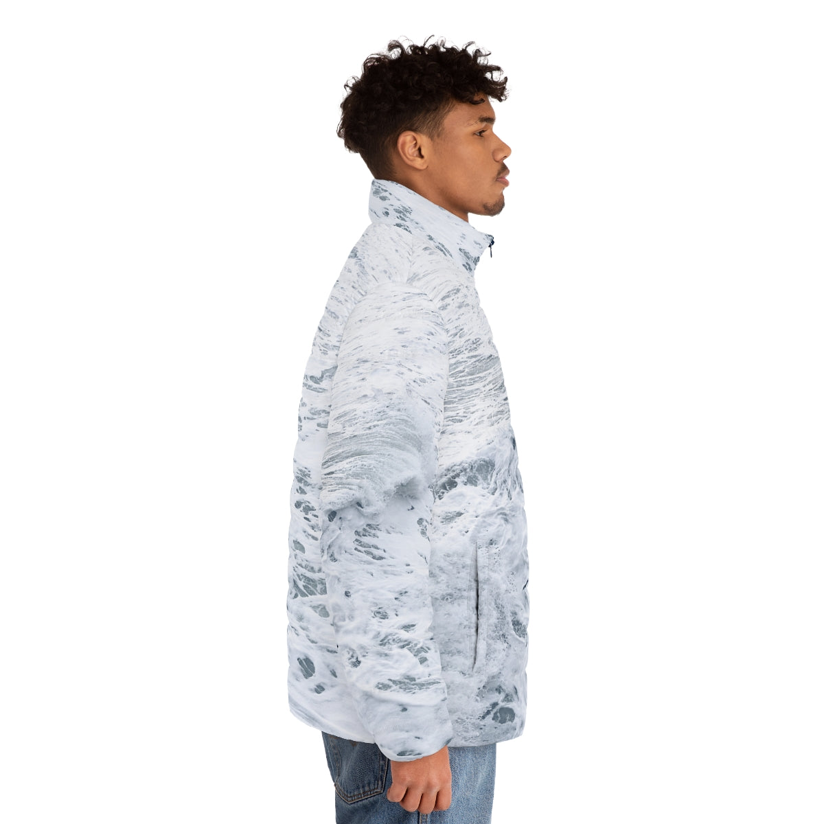 Men's Ocean Sea Puffer Jacket (MTG Logo)