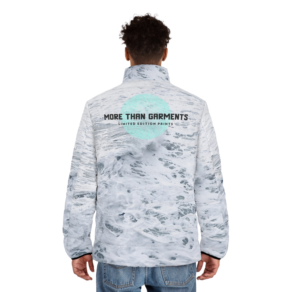 Men's Ocean Sea Puffer Jacket (MTG Logo)