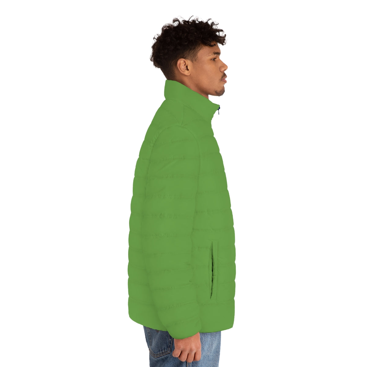 Men's Green Puffer Jacket (MTG Logo)