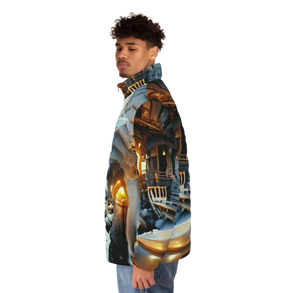 Men's Astonished Puffer Jacket (MTG Logo)