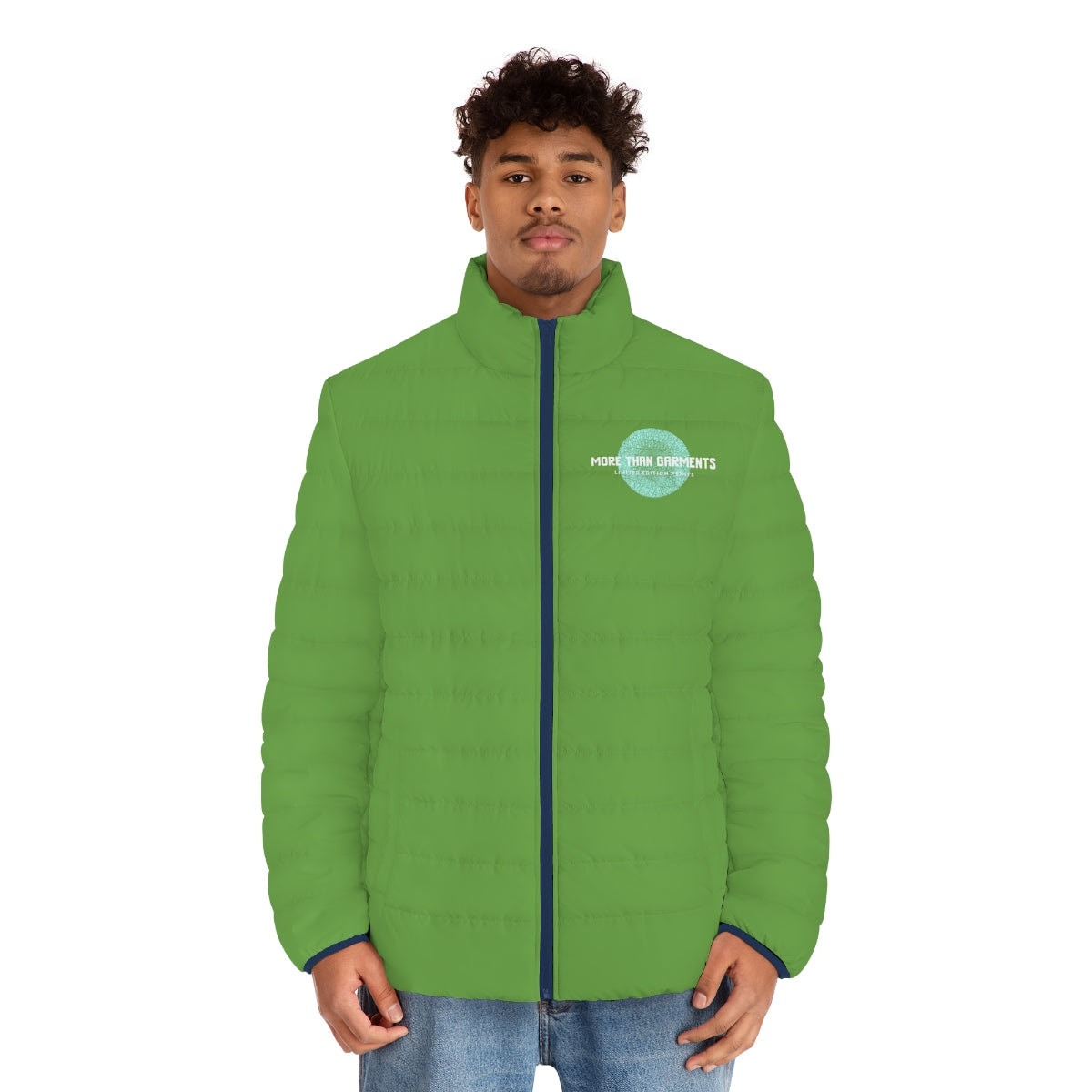 Men's Green Puffer Jacket (MTG Logo)