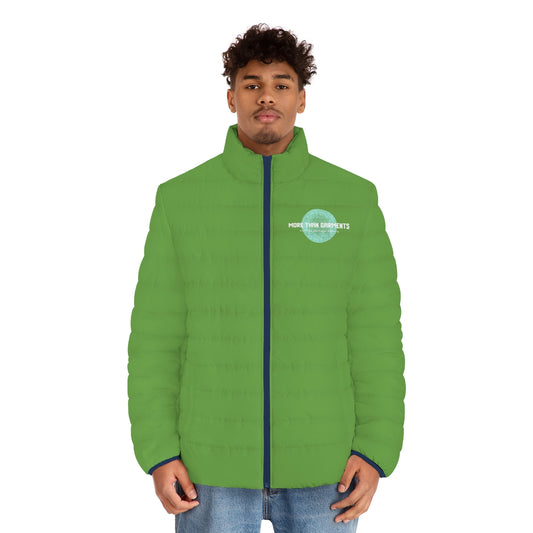 Men's Green Puffer Jacket (MTG Logo)