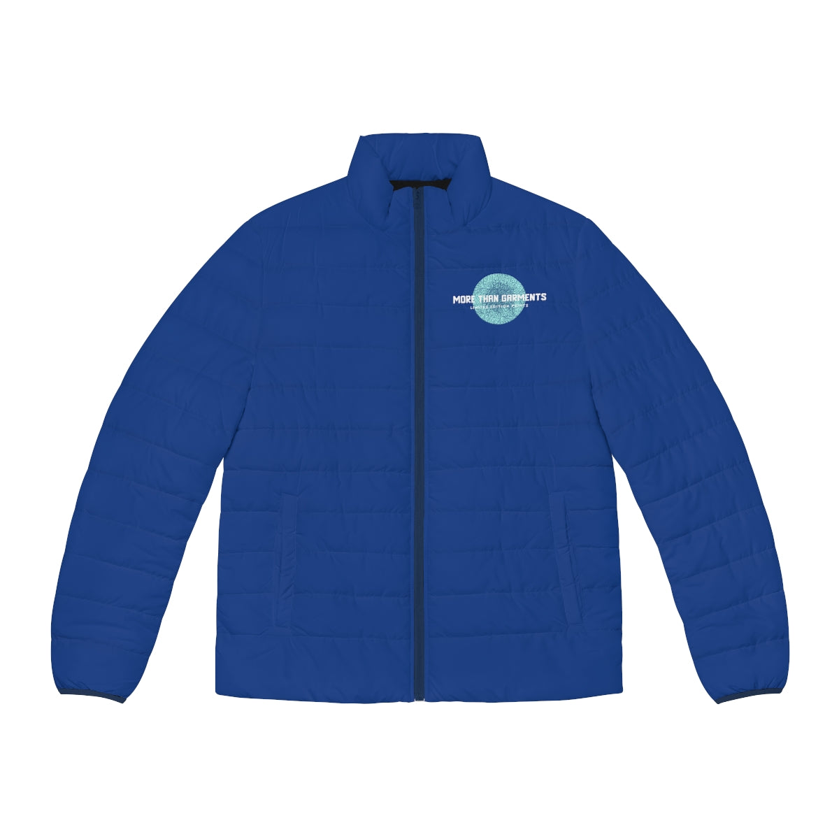 Men's Dark Blue Puffer Jacket (MTG Logo)