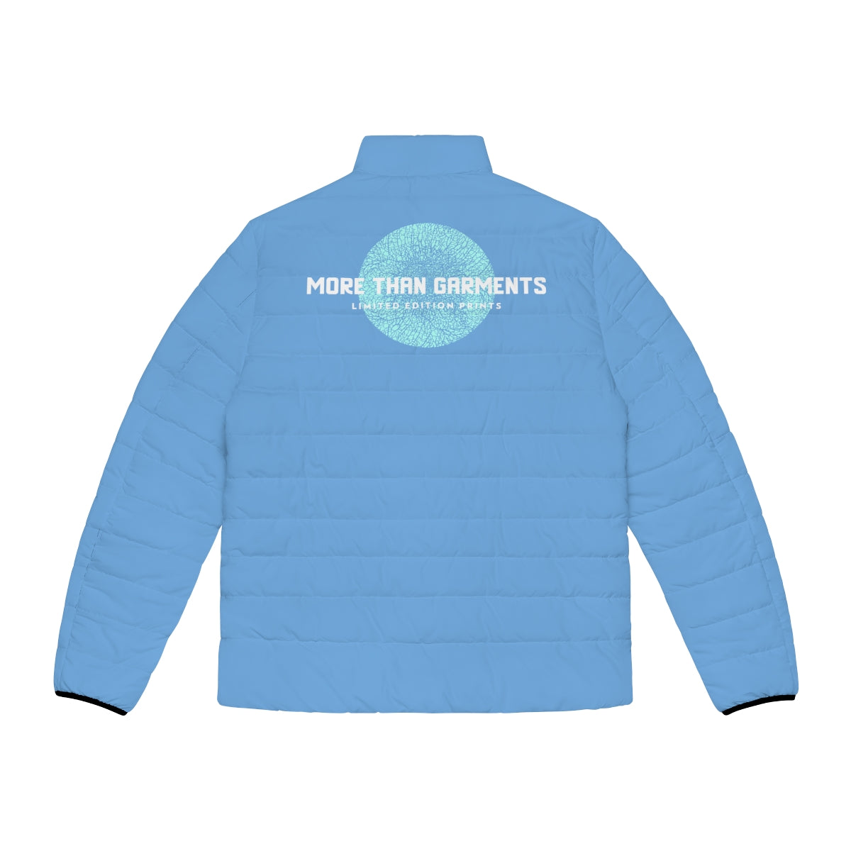 Men's Light Blue Puffer Jacket (MTG Logo)