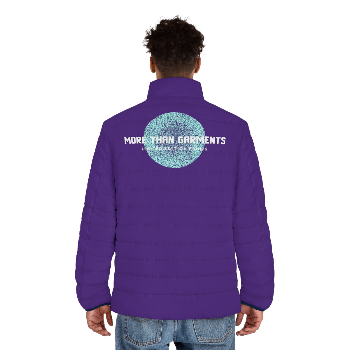 Men's Purple Puffer Jacket (MTG Logo)