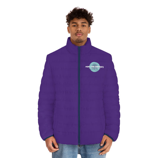 Men's Purple Puffer Jacket (MTG Logo)