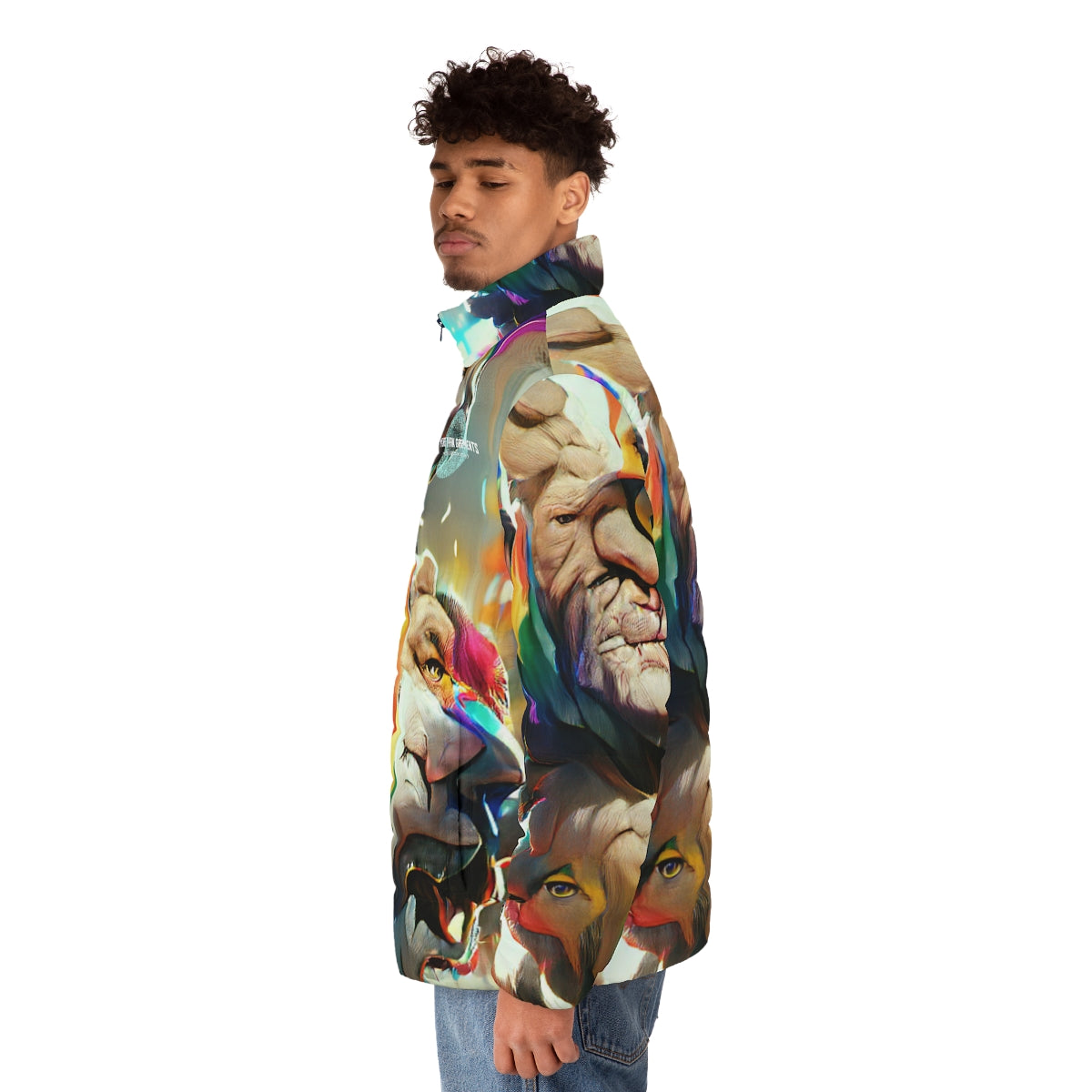 Men's Pride Puffer Jacket (MTG Logo)